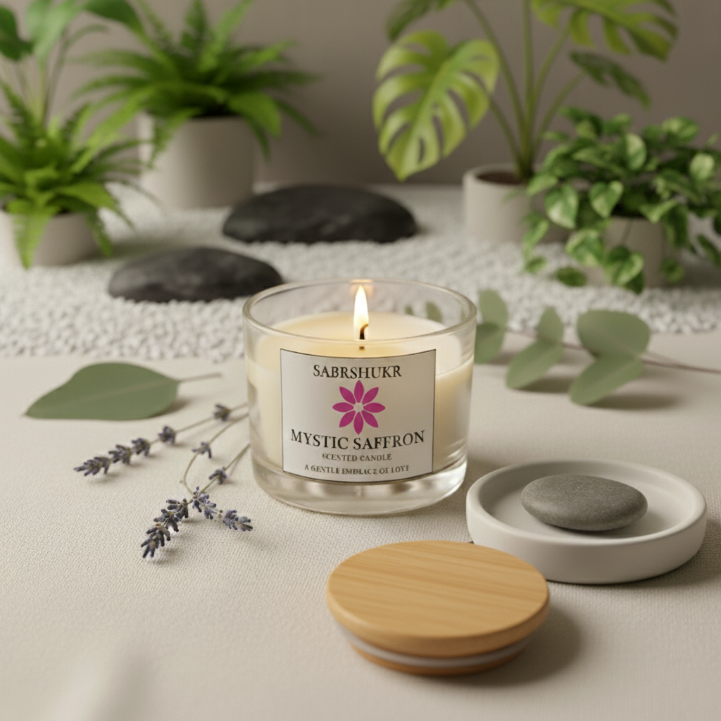 Handmade Cinnamon Spice Soy Candle | Eco-Friendly & Natural - Image 1