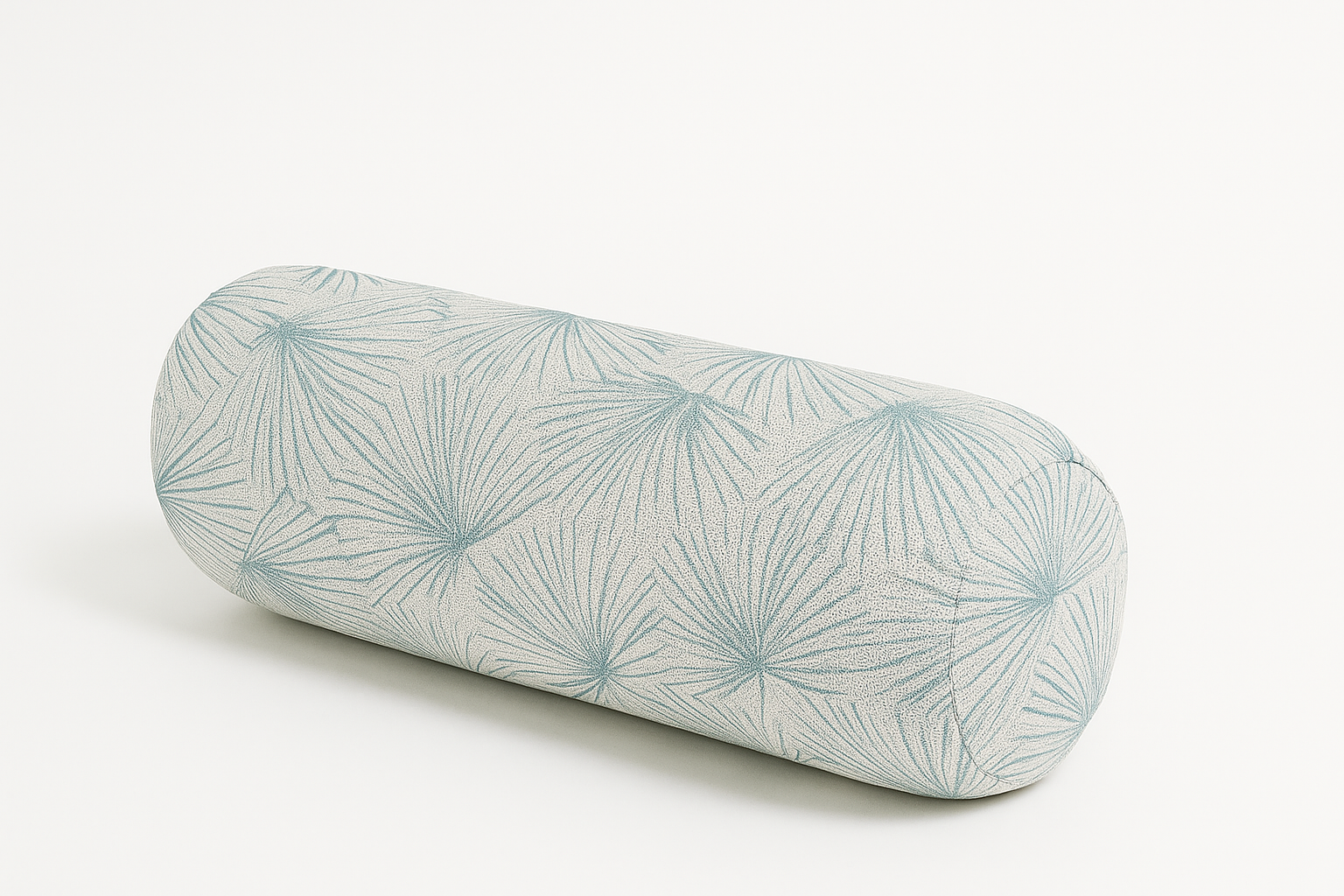 Round Yoga Bolster with Organic Cotton Cover - Image 3
